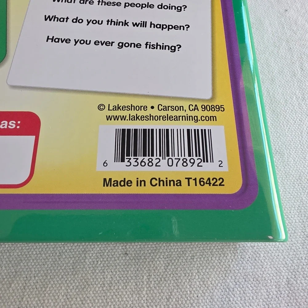 Lakeshore Learning Whats Happening Photo Cards JJ685 Speech Therapy Language Tin